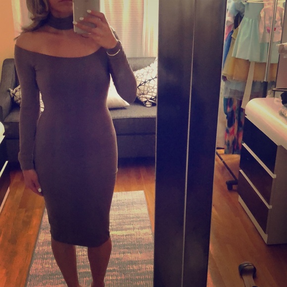 naked wardrobe Dresses & Skirts - Naked Wardrobe Choker Dress